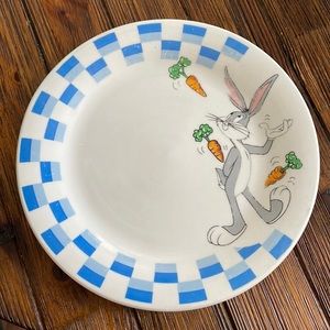 Vintage Bugs Bunny plate